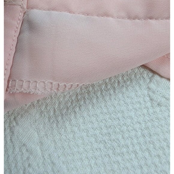 Vintage Susan Hutton Soft Pink Size 8 Blouse Button Down Shirt tie READ - Picture 7 of 16